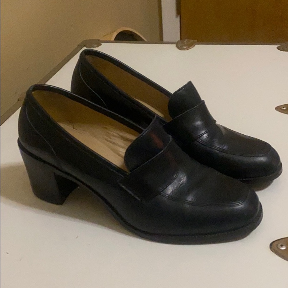 Vintage Nine West Wedge Loafers 6.5